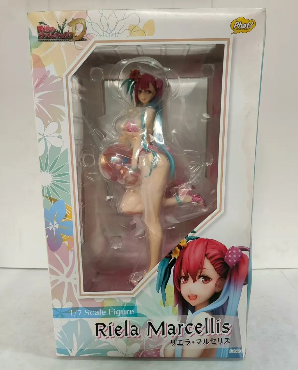 In Stock Original Phat! Valkyria Chronicles Duel Riela Marcellis Toys Model Decoration Gift Collection