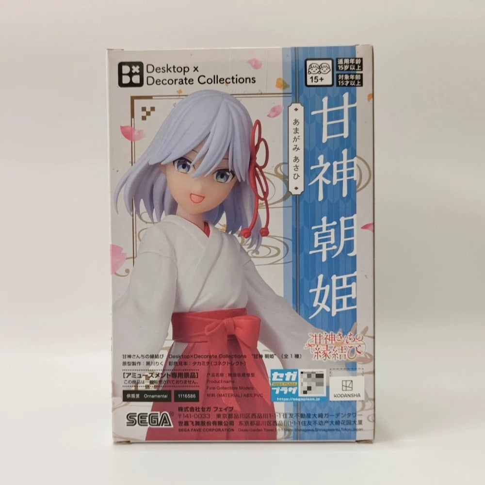 In Stock SEGA Original Genuine Amagami-san Chi No Enmusubi Amagami Asahi Desktop×Decorate Collections 15.5cm Model Toy Figures