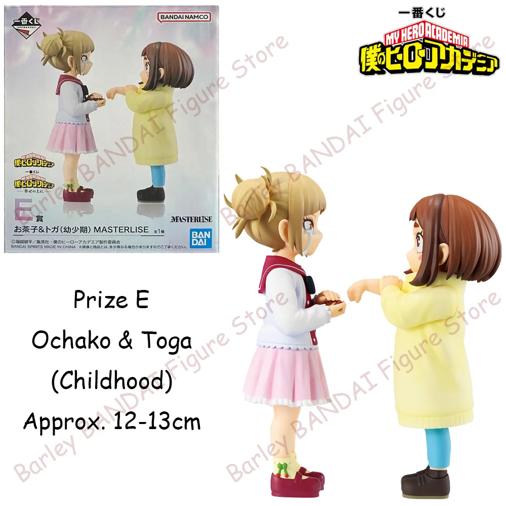 Original In Stock BANDAI Ichiban Kuji My Hero Academia Above Happiness Deku Shoto Todoroki Dabi Ochako Toga Anime Figures Toys