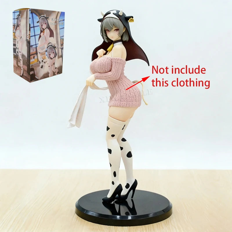 27cm PINKMANGO Shisuta-erufu By Sorananiiro Anime Girl Figure Nun Elf Action Figure Tsuki Uzaki Figurine Model Doll Toys Gifts