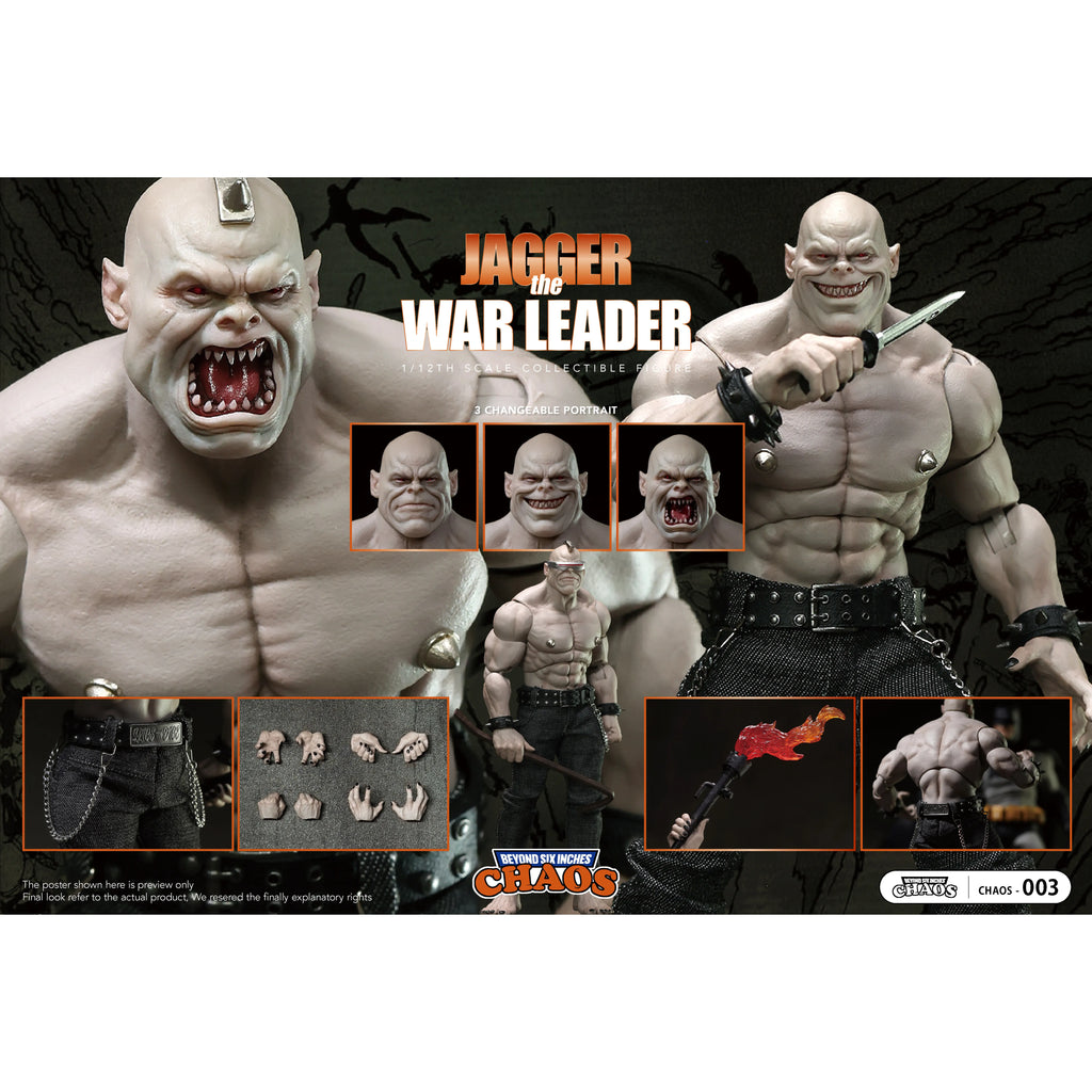 18CM PVC JAGGER WAR LEADEB Peripherals Action Figures Toy Model Desktop Decoration Birthday Gift