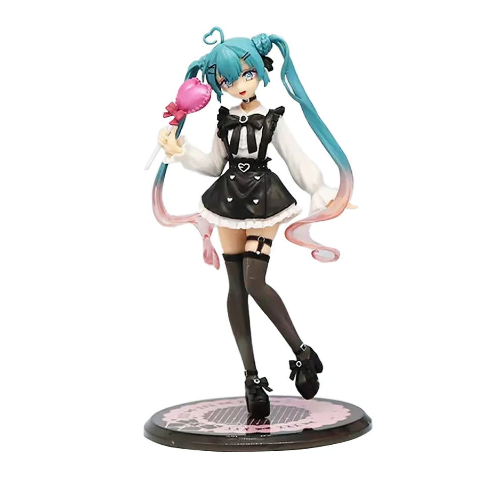 In Stock Hatsune Miku Anime Figure Fashion Subclture Miku Action Figure Christmas Gift PVC Collection Model Kawaii Girl Doll Toy
