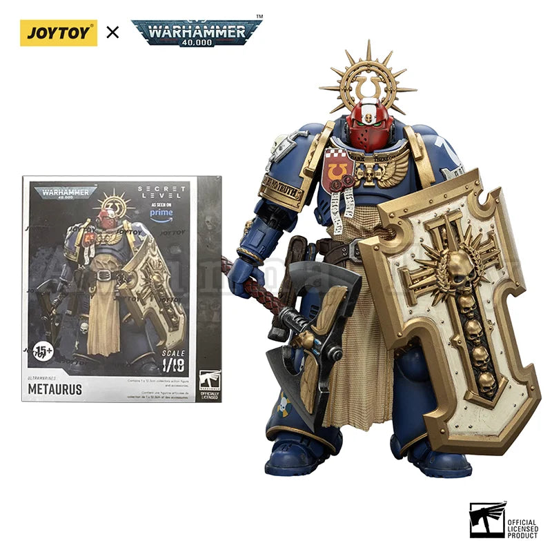 JOYTOY 1/18 Action Figure 40K Ultramarines Titus Metaurus Levantus Torvald Anime Toy