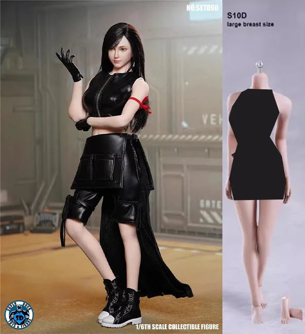In Stock SUPER DUCK SET090 Tifa Lockhart Movie edition Movable Model Toys 1/6TH SCALE COLLECTIBLE FIGURE Accessory part