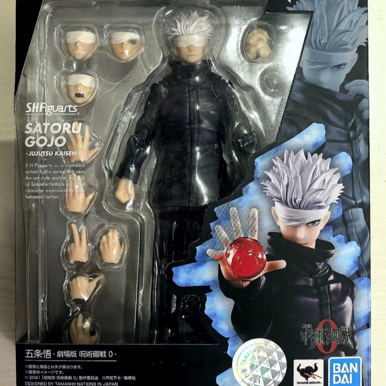 In Stock Genuine Bandai S.H.Figuarts Jujutsu Kaisen Satoru Gojo Anime Action Figure Birthday Gift Surprise Collectibles