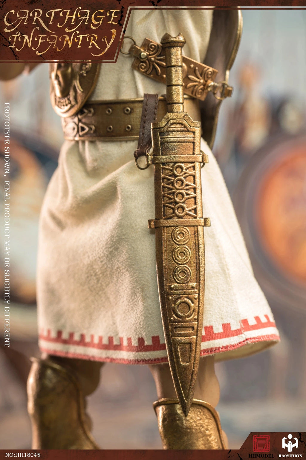 HHMODEL HAOYUTOYS 1/6 Scale Imperial Legion Carthage Infantry Action Figure Collectible Model Toy Gift