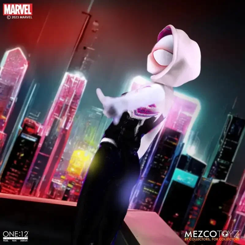 Spot Sale100% Original Mezco Toyz Comics One:12 Collective Ghost Spider Spider-Gwen Anime Action Collection Figures Model Toys