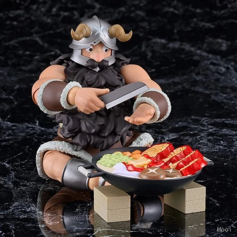 Max Factory figma#657 Delicious in Dungeon Senshi Movable Action Figure with Cooking Tools Accessories Collectible Model Toy