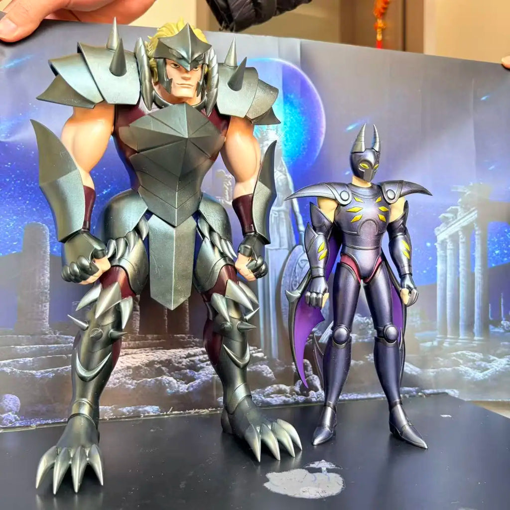 Saint Seiya 108 Specters - Heavenly Retreat Star Genbu Gregor & Heavenly Killing Star Steven Resin Collectible Statue Model