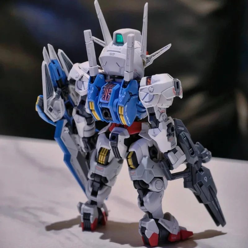 SUPA MGSD Aerial SD Q-Version Action Figure Mecha Warrior High Detail Detachable Parts Assembly Model Toy Collectible GK Gifts