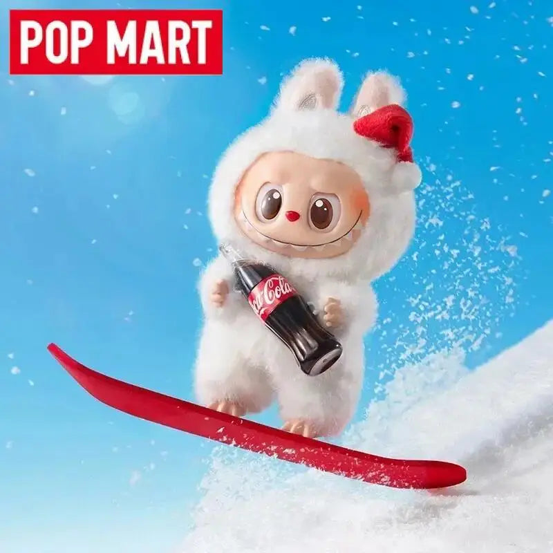 POP MART Labubu Чудовищата от серията Coca-Cola Винилова кутия за лице Мистериозна кутия Мистериозна екшън фигурка Изненада Подарък