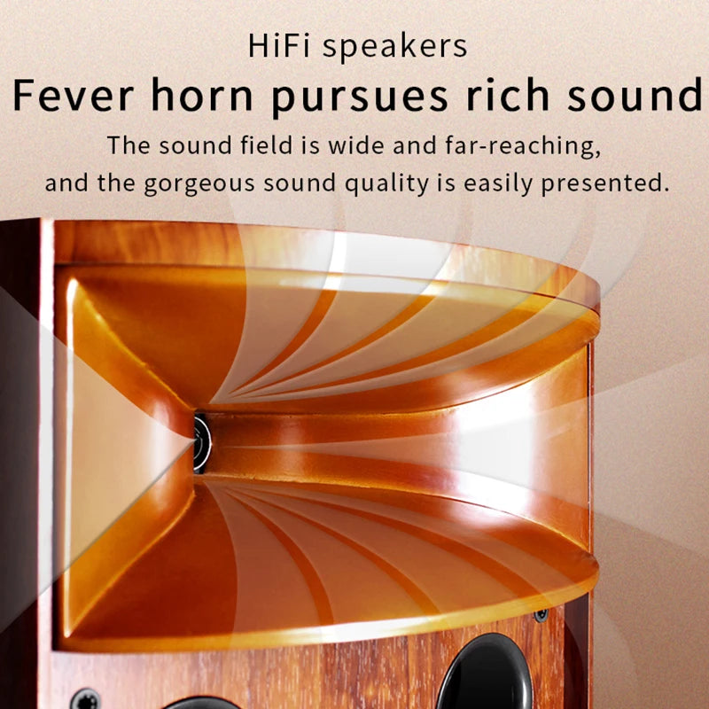 Balenald speaker H15 fever-grade bookshelf speaker solid wood horn 12-inch speaker ND68 and X9 amplifier hifi combination audio