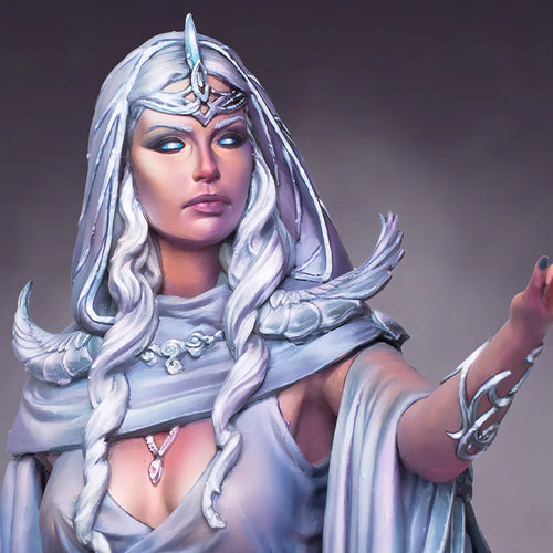 1/10 Nachtigallengöttin, Resin-Modellfigur Büste, GK, Fantasy-Thema, Sexy Girl, Unmontierter und unbemalter Bausatz