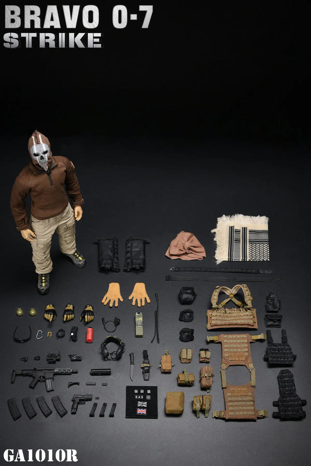 TYCTOYS Original Easy&Simple 1/6 Scale GA1010S GA1010R BRAVO 0-7 Night Battle Ghost Desert Ghost Action Figure Model Toy Present