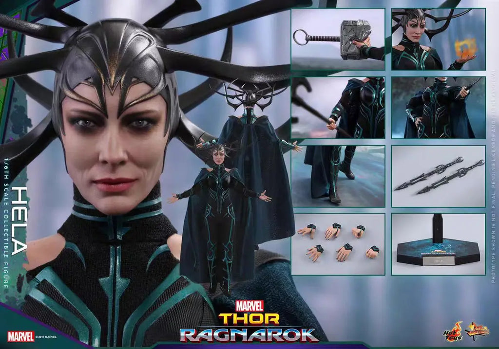 Original Hot Toys Marvel MMS449 Thor Ragnarok HELA 1/6TH SCALE COLLECTIBLE FIGURE 2012 Version Anime Figure Toy Collection Model