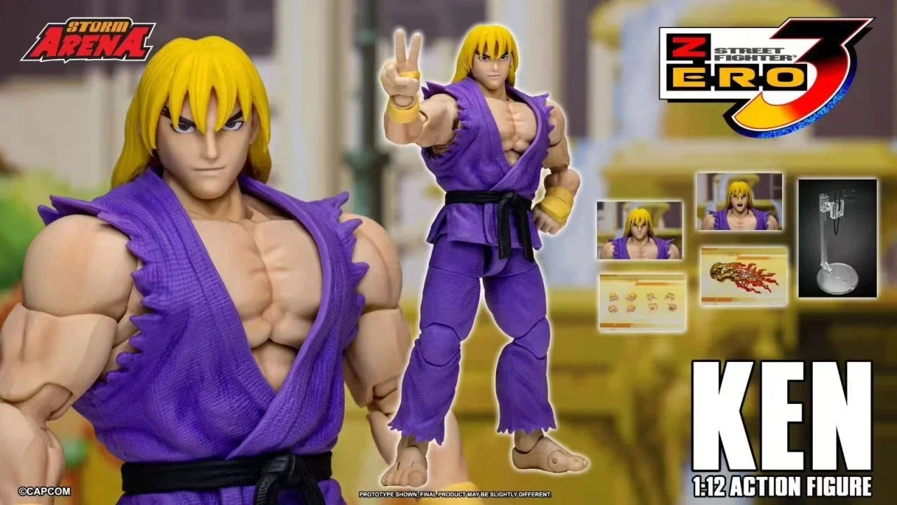 Storm Toys Street Fighter 3 Action Figure 2025 Wf Exhibition Limited Version Original Collection Ryu Ken Pvc Model New Toy Gift