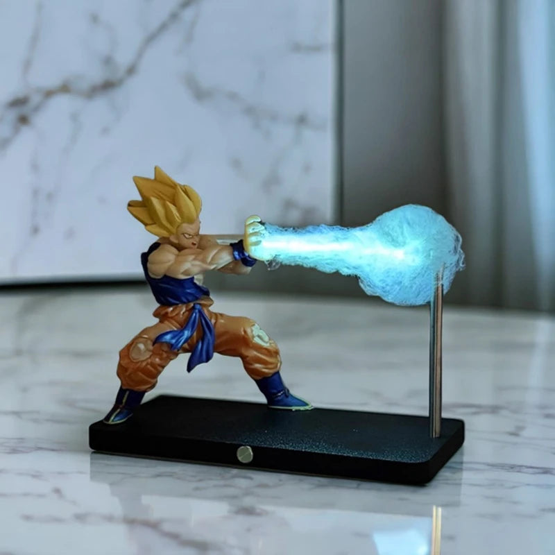 DRAGON BALL Son Goku Light Anime Peripheral Collection Toys Desktop Ornaments Cool Model Birthday Gift Children's Toys