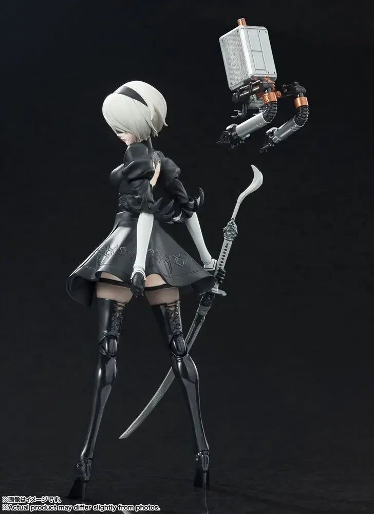 in stock Bandai SHF S.H.Figuarts NieR : Automata Ver1.1a 2B 9S Action Figure Toy Model Gift