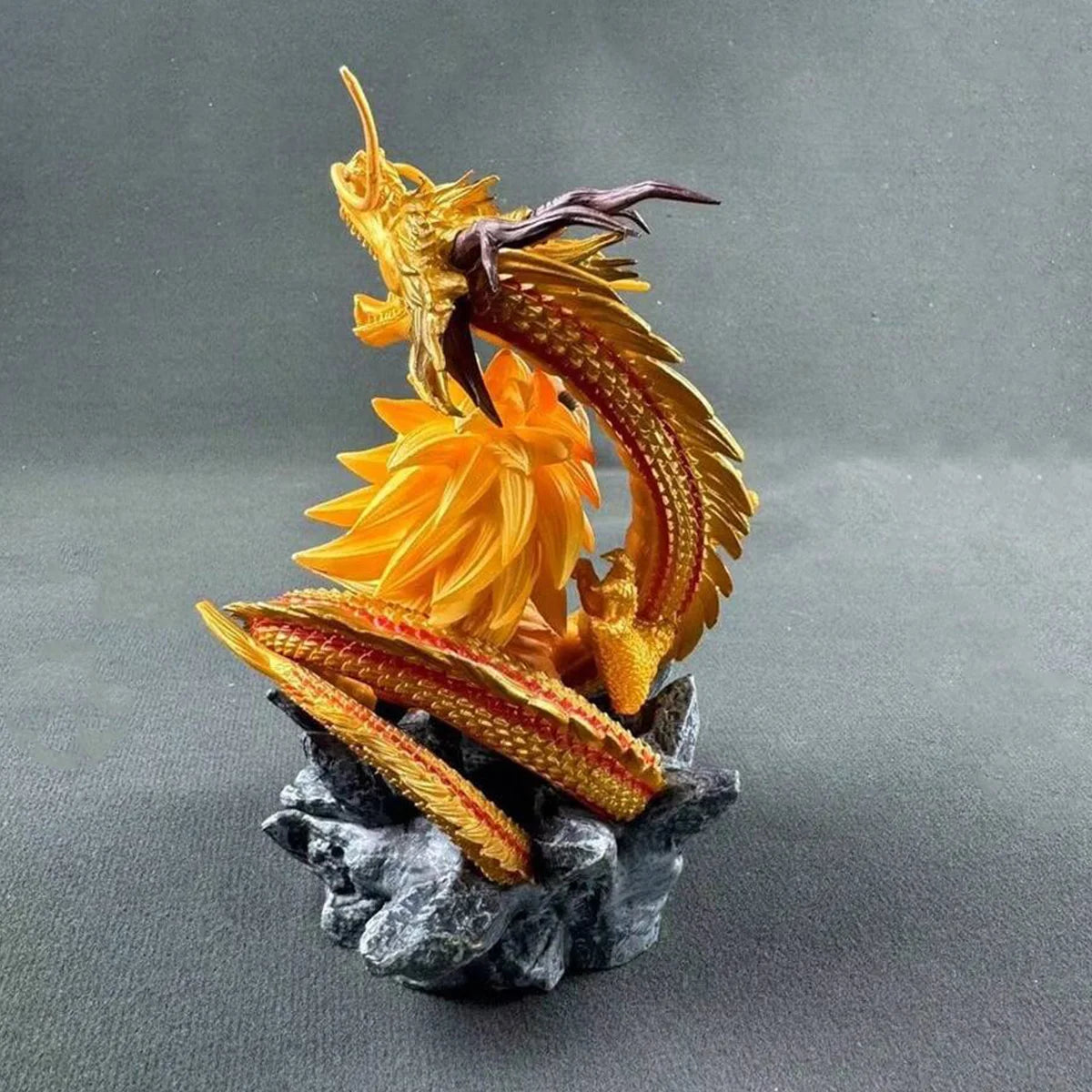 Q версия Dragon Ball Z фигурка SSJ3 Goku екшън фигурки Dragon Fist Explosion 14CM PVC GK статуя колекционерски модели играчки