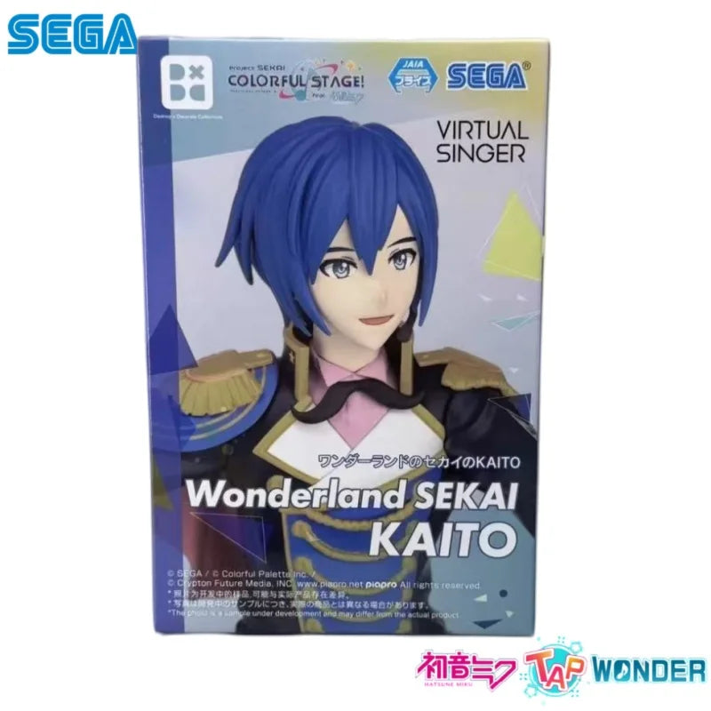 In Stock Sega Original Hatsune Miku Vocaloid Kaito Action Figure Model Doll Brand New Boxed Toys Model Garage Collectible