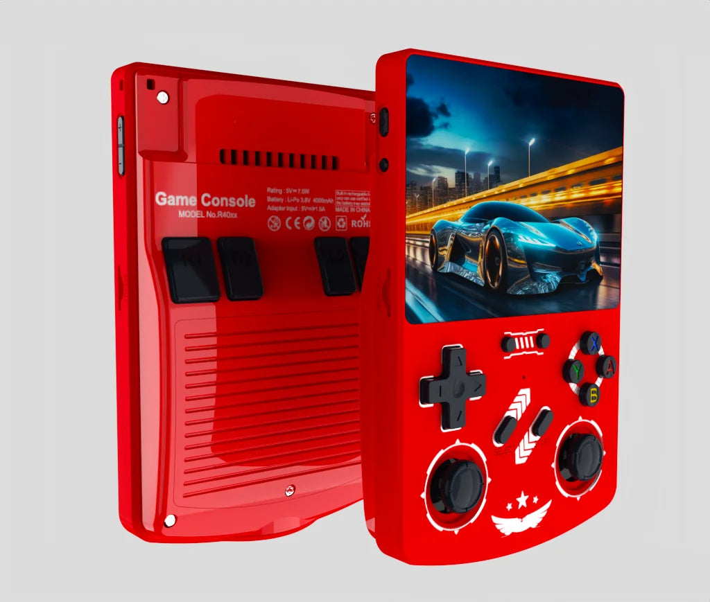BOYHOM R40XX Handheld Game Console - Linux OS 4.2" IPS, 4000mAh, Open Source (ArkOS), Portable Retro Player for Xmas