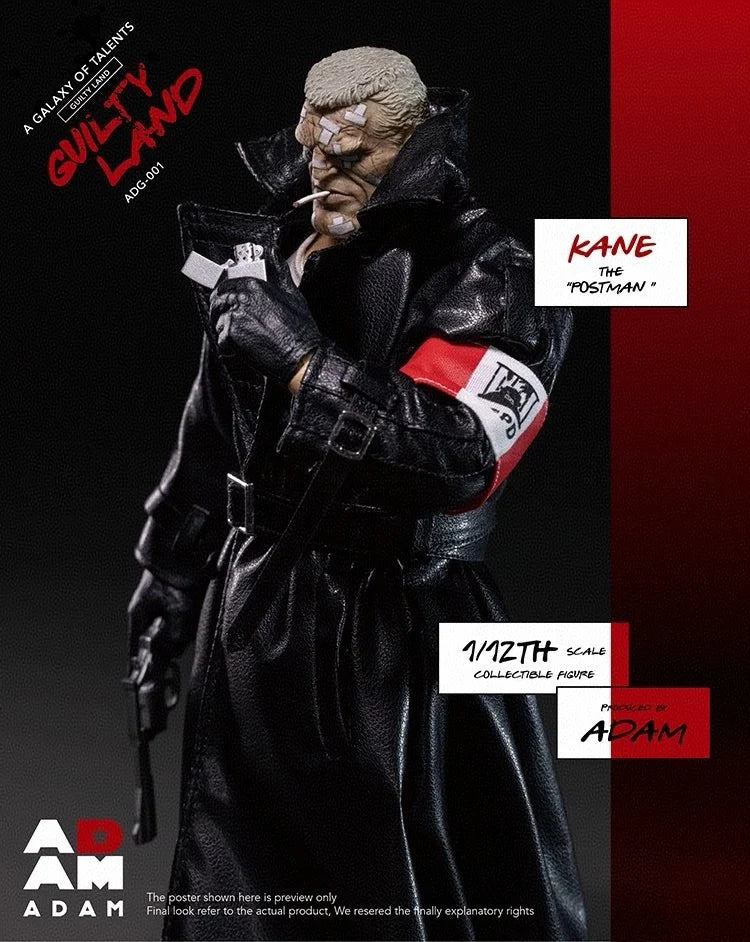 【MT】Original ADAM ADG 001 City Of Ultimate Evil Postman Kane 1/12 Action Figure Model Collection