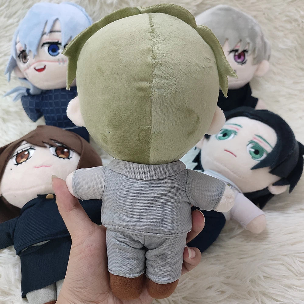 20cm JJK Plush Mahito Plush Nanami Kento Inumaki Toge Fushiguro Toji Anime Figure Stuffed Kawaii Doll Birthday Gift