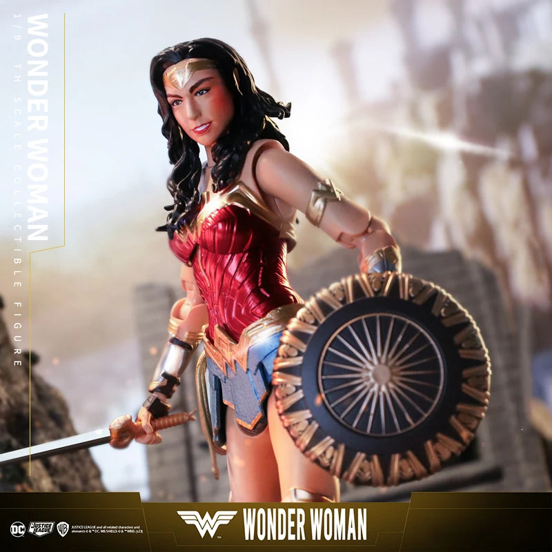 Fondjoy Genuine Model DC Wonder Woman 1/9 Scale Action Figure Anime Characters Diana Prince Model Collectible Toys Boys Gifts