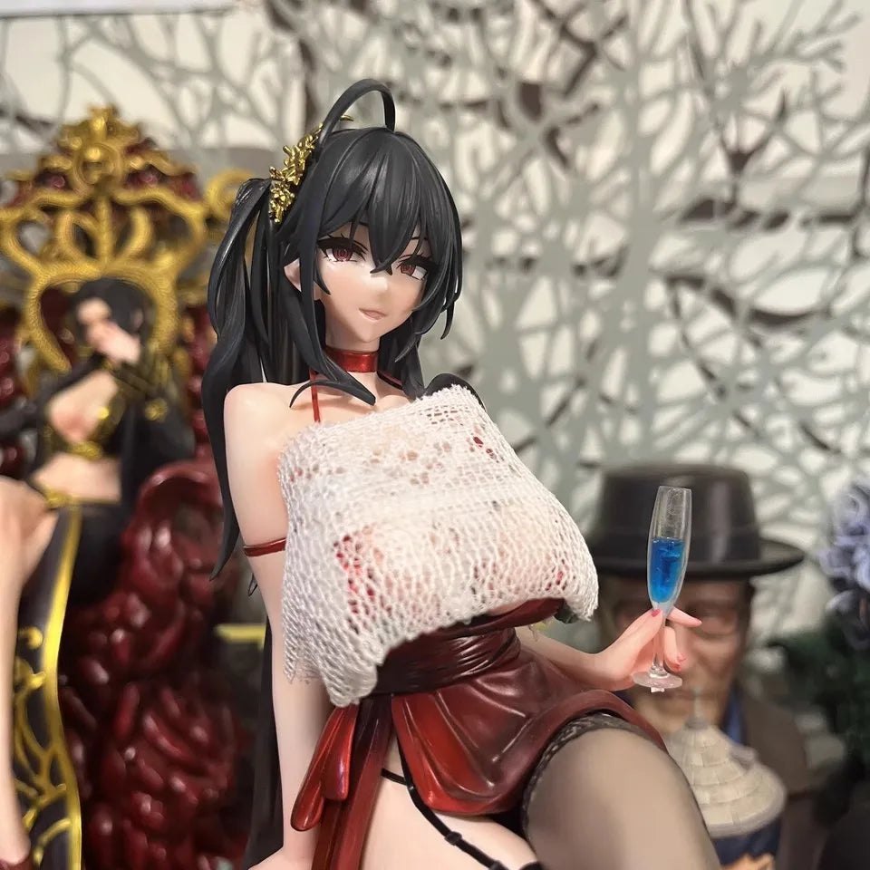 22CM 1/6 Anime Azur Lane Janus Taiho Figures Kit kawaii Resin GK DIY White Assembly GK Model Statue Toys doll Collection Gifts