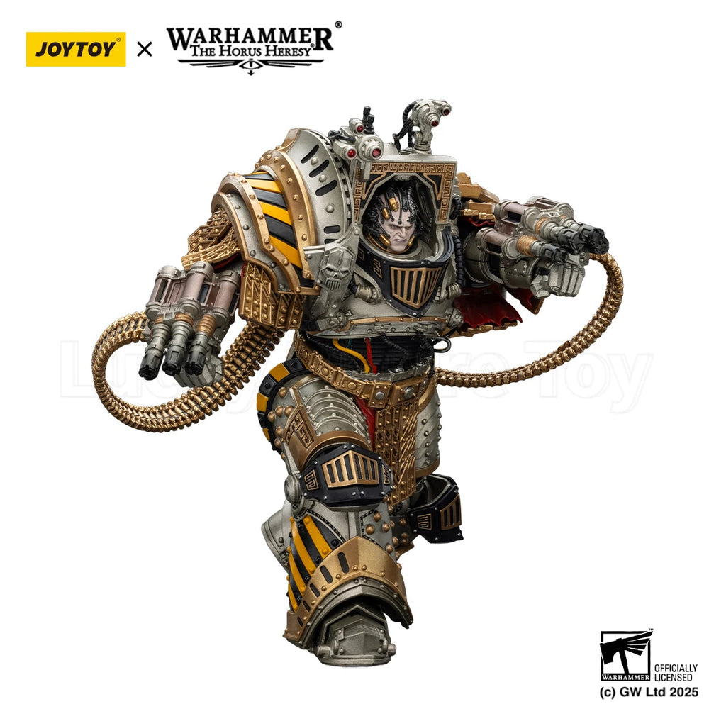 【Original 】JOYTOY Warhammer "The Horus Heresy" Iron Warriors Perturabo, Primarch of The LVth Legion 1/18 model toys