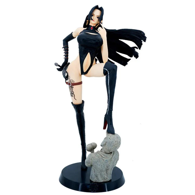One Piece 48cm Hancock In Tights Standing Position Anime Girl Figure Model Gk Statue Collection Desktop Decoration Ornament Toys