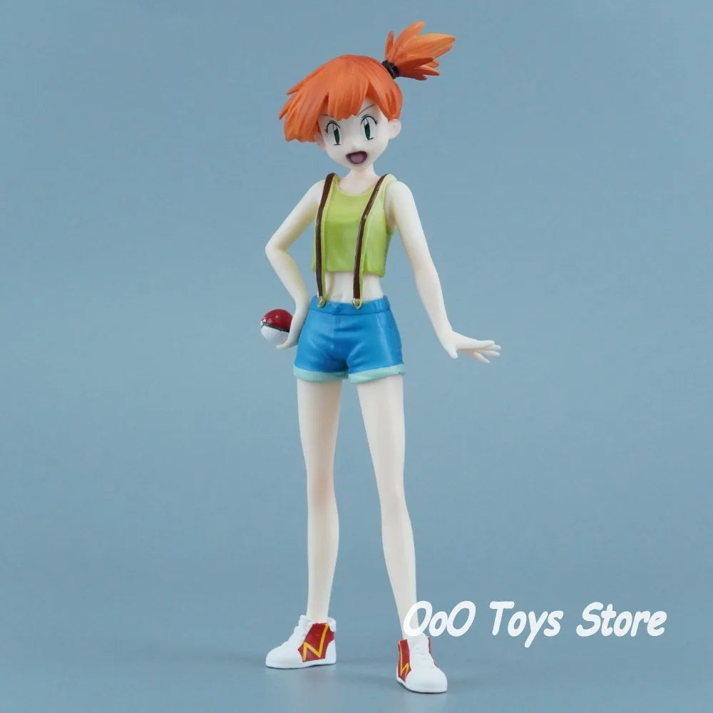13-15cm Anime Pokemen Figure Brock Ash Ketchum Misty Action Figures Pvc Collection Model Toys for Children Gifts