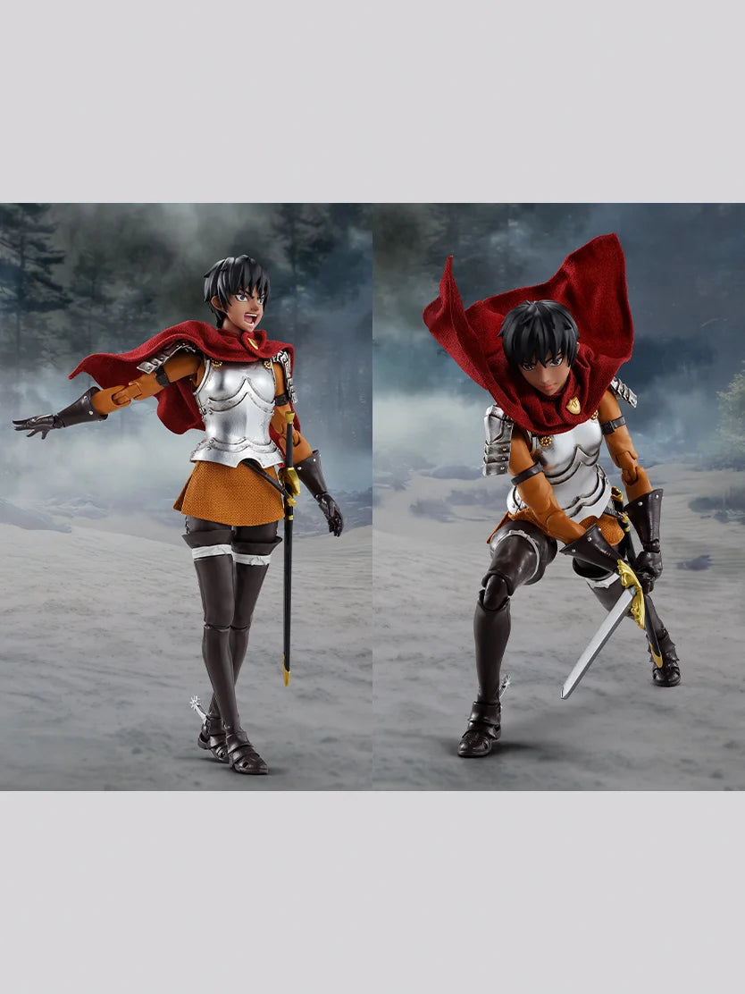 Original BANDAI S.H.Figuarts Casca Caska Band of the Hawk Berserk Anime Figure Toys PVC Model Collection Movable Joint