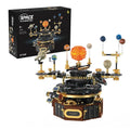 Electric solar system Model building blocks Space Exploration Learning equipment Assembling toy rotatable gift for child student