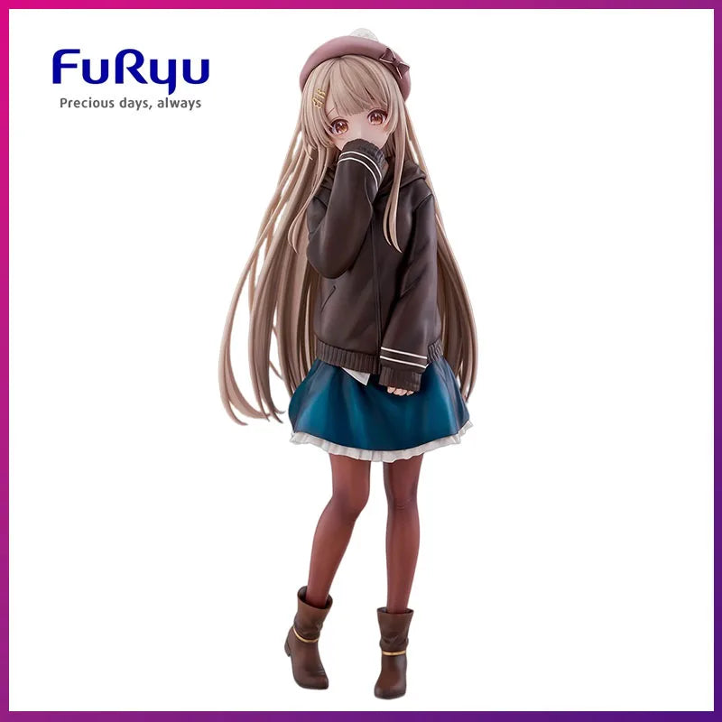FURYU In Stock Original TENITOL TALL My Neighbor Angel Shiina Mahiru Autumn Ver. 30cm PVC Anime Figure Brand New Boxed Cartoon