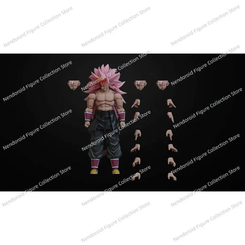 1/12 Kong Shf Dragon Ball Super Goku Black Super Saiyan 3 BD030 Anime Action Figure Collectible Movable Joint Doll Model Toys