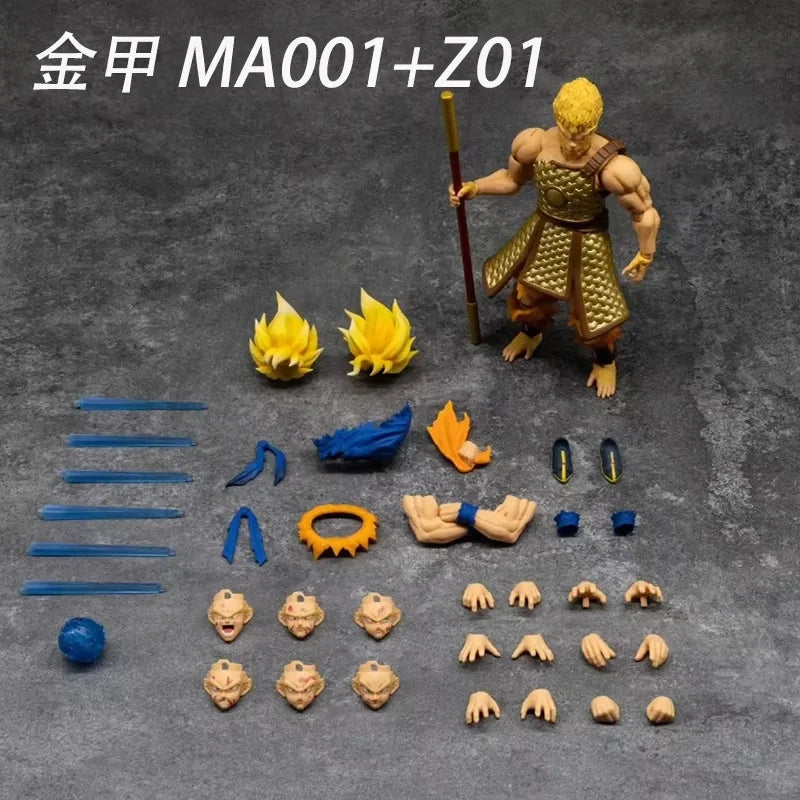 Mythos Anime Son Goku Figure Studio Dragon Ball Super Saiyan SSB Ultra Instinct Goku Monkey King Anime Action Figure Toys Gifts