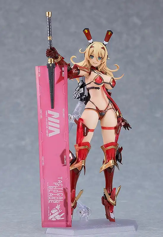 Max Factory Good Smile figma Veronica Sweetheart Bunny Suit Planning Movable Figure 170mm With 4 Faces & Weapons Collectible