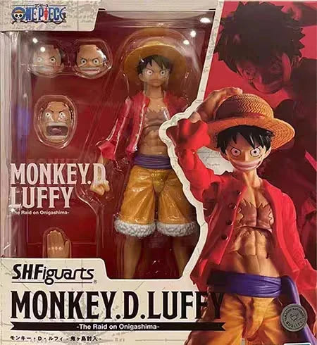 New 100% Original Bandai Sh Figuarts Shf One Piece Monkey D Luffy Romance Dawn Action Figures Anime Model Toys Figura Collection