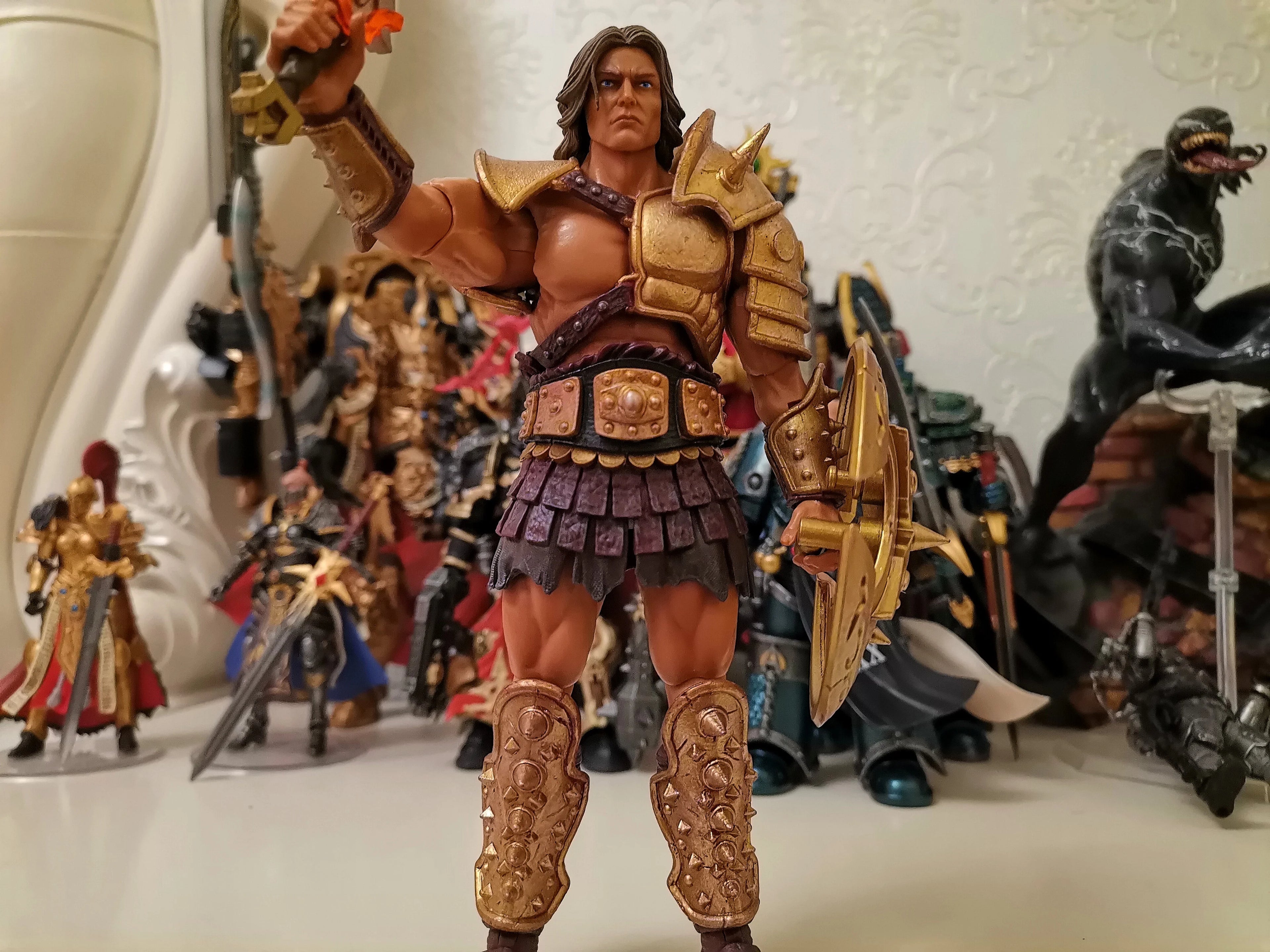 In Stock Series Savage Furnace 2 HS Studio 1/12 Scale Male Soldier Barbarian  Waves Full Set Model Action Figure Gifts