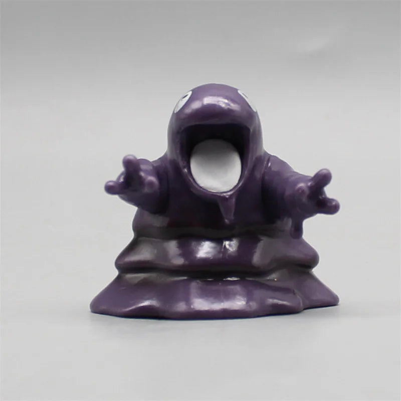 New 1:20 Pokemon Action Figure Muk Scale World Pvc Model Objects Desktop Collection Ornament Doll Children Halloween Toy Gift