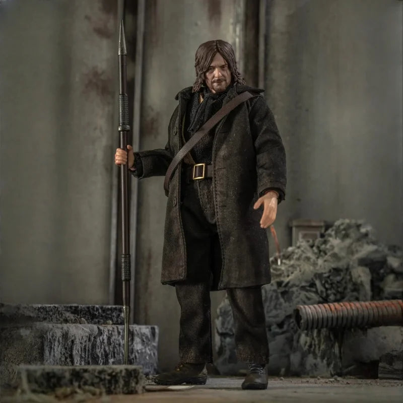 In Stock Hiya 1/12 The Walking Dead：Dead City Season 2  Daryl Dixon Action Figure Birthday Present Favorite Desktop Ornaments