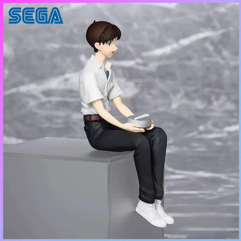 SEGA In Stock Evangelion Shin Gekijouban Ikari Shinji Premium Chokonose Figure in stock Model kit originaI garage kit Kawaii
