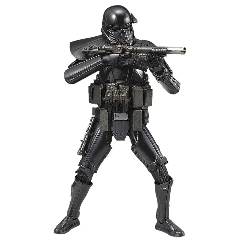 Bandai Original STAR WARS Anime Model DEATH TROOPER  Action Figure Assembly Model Toys Collectible Ornaments Gifts For Children