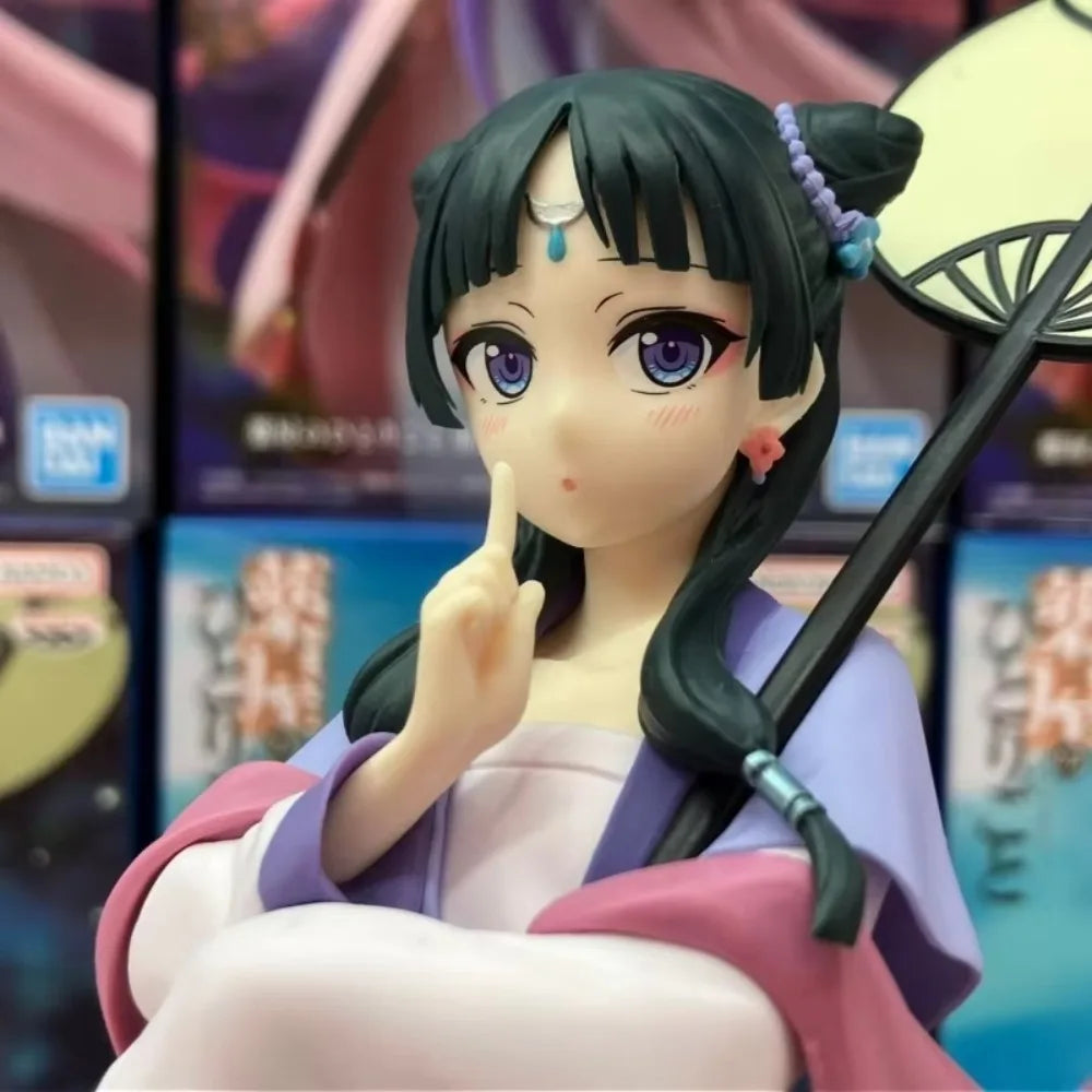 In Stock Bandai Original Genuine Anime Kusuriya No Hitorigoto Maomao Nekone Figure Tsukisei 20cm Banpresto Model Toy Figure Gift