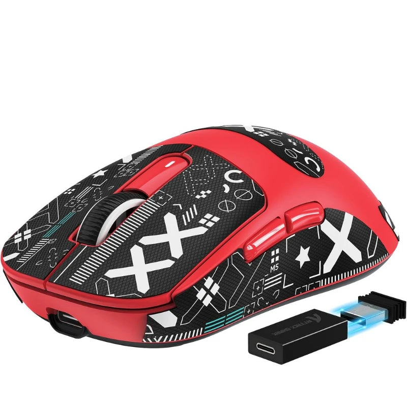 Attack Shark X3Pro Wireless Bluetooth Gaming Mouse PixArt PAW3395 26000dpi Optical Mouse Tri-Mode Connection Macro Gaming Mouse