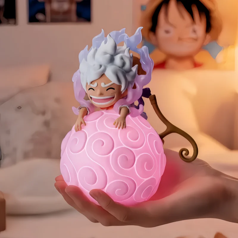 Anime One Piece Devil Fruit Robin Ace Luffy Nico Night Light Figure Model Figure Desktop Ornament Christmas Gifts Trendy Toys