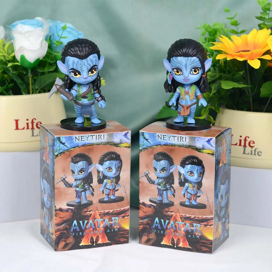 Avatar 2 Neytiri & Jake Sully PVC Figure Model Small Statues Collectibles Desktop Decorations Doll Models Decorations Gifts
