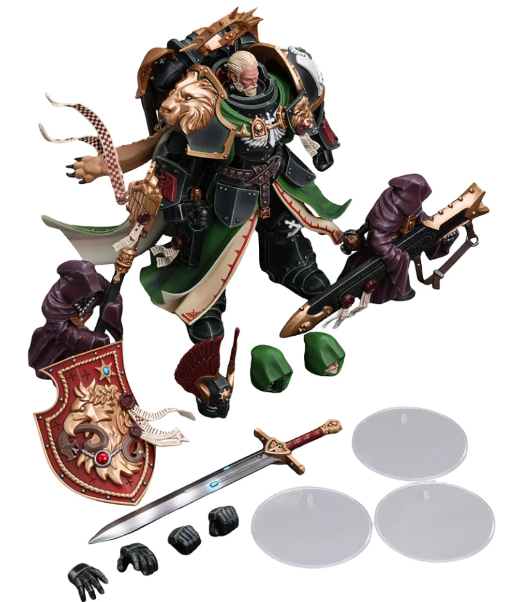 HiPlay JoyToy Warhammer 40k Collectible Figure: Dark Angels Primarch Lion EL Jonson 1:18 Scale Action Figures JT7882 (EL Jonson)