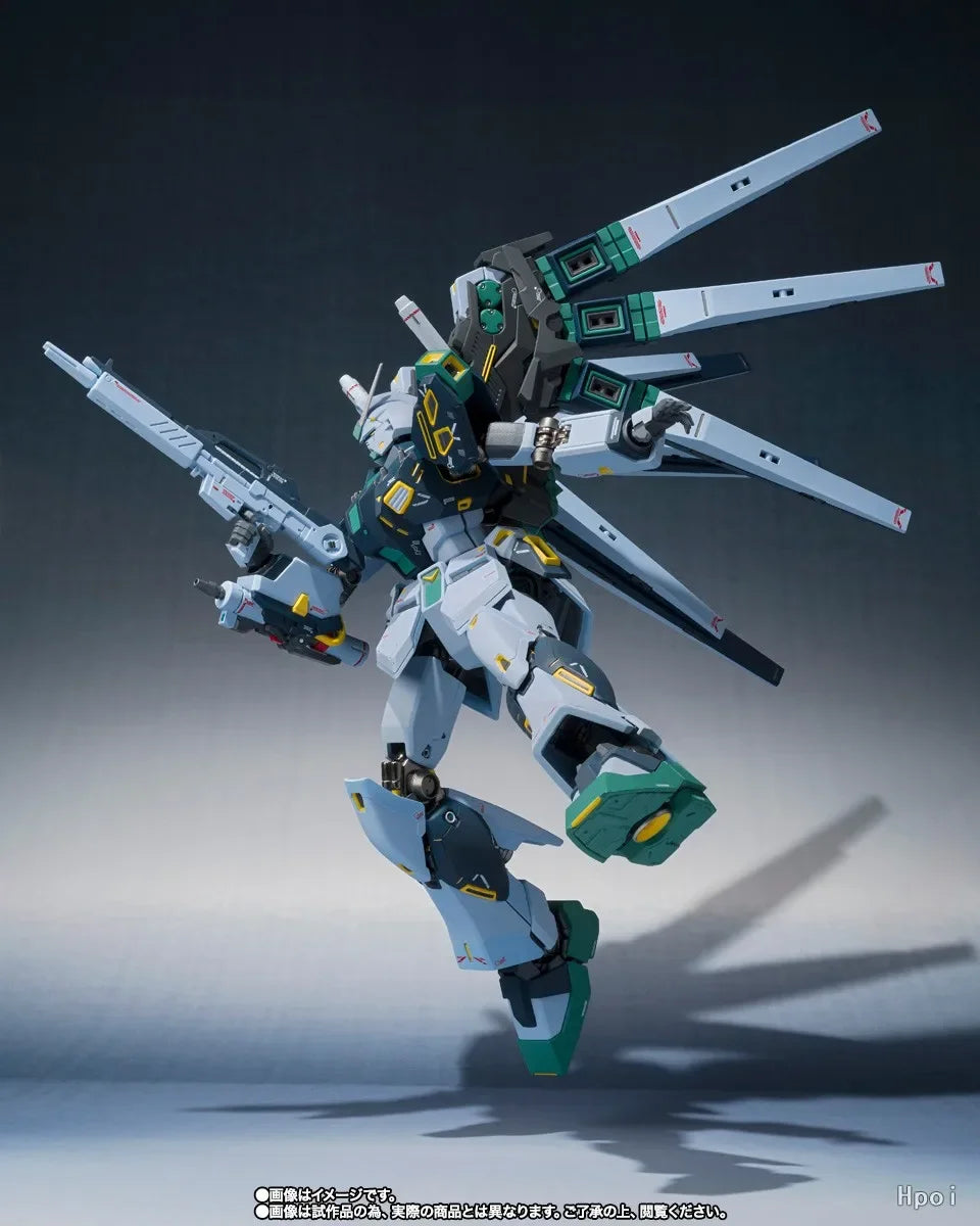 BANDAI Original METAL ROBOT SPIRITS (Ka Signature)＜SIDE MS＞ RX-94 MASS PRODUCED NU GUNDAM Mech Product Figure Toys Collectible